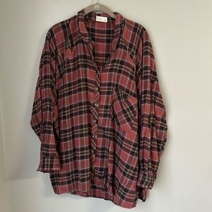 Maurices 1X plaid